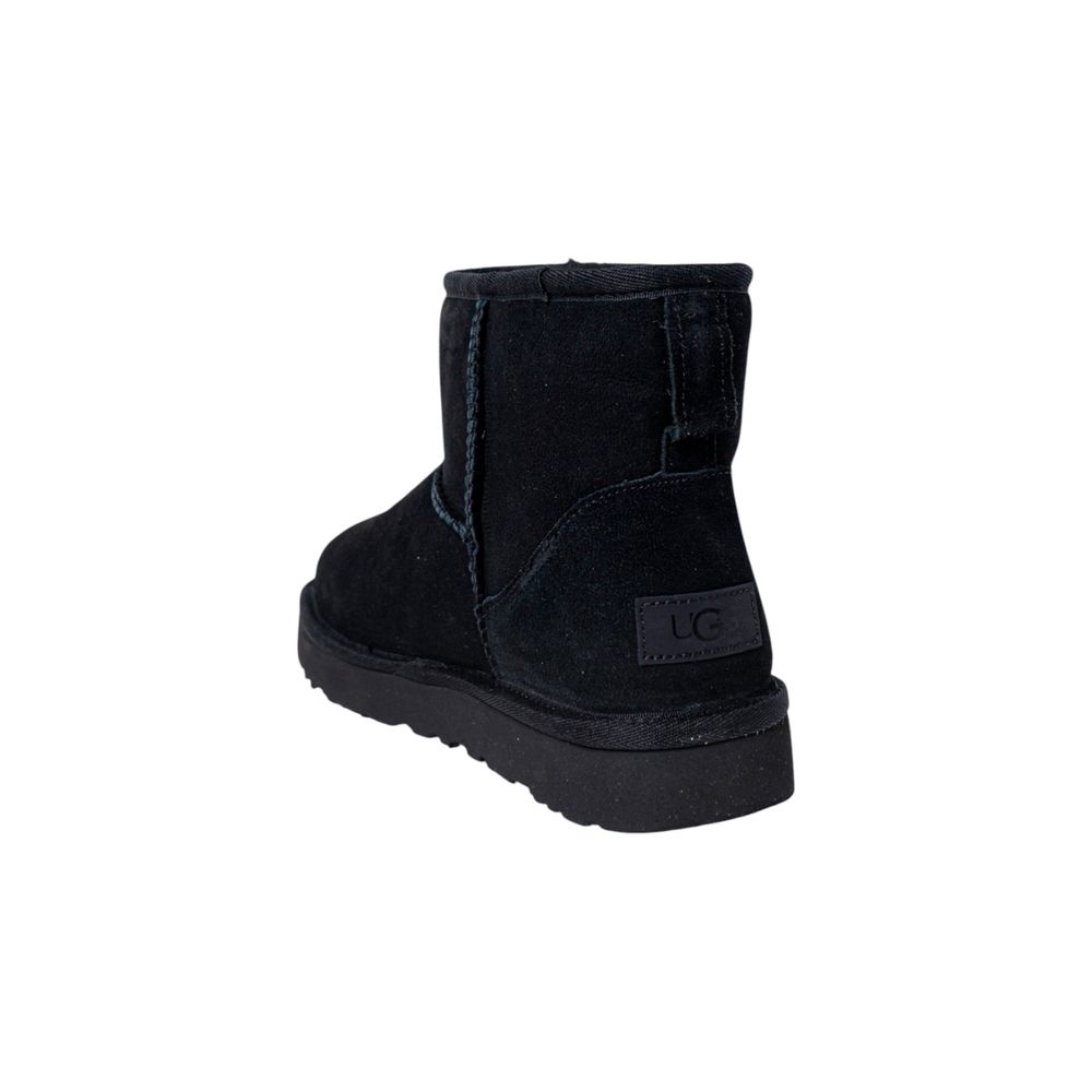 UGG Black Suede Leather Ankle Boots UGG