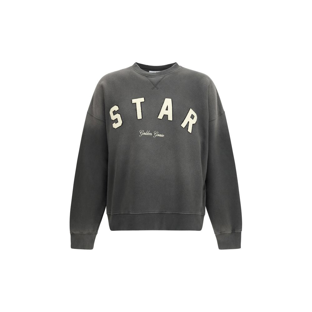 Golden Goose Gray Cotton Sweatshirt Golden Goose