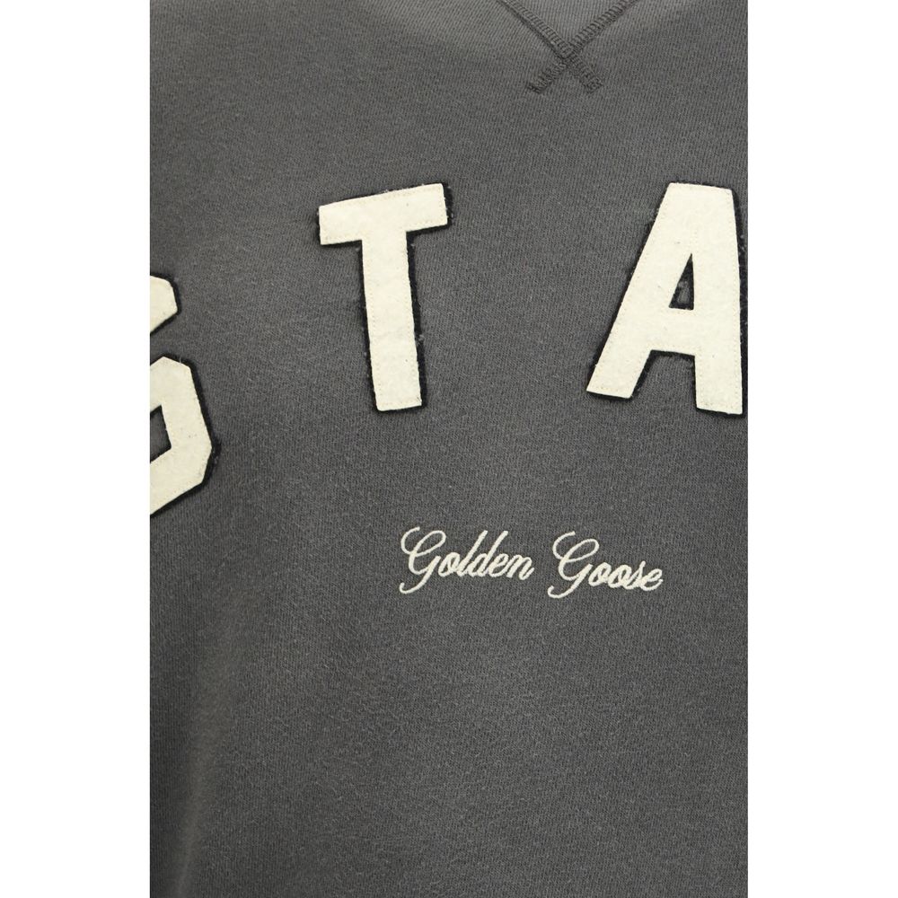 Golden Goose Gray Cotton Sweatshirt Golden Goose