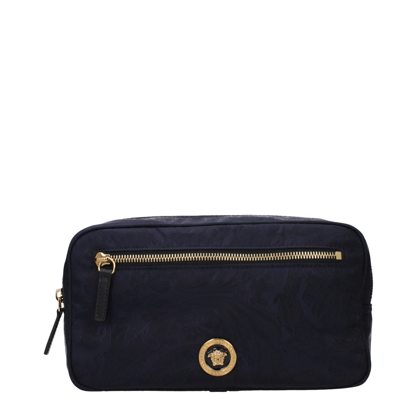 Versace Blue Fabric Backpack Versace