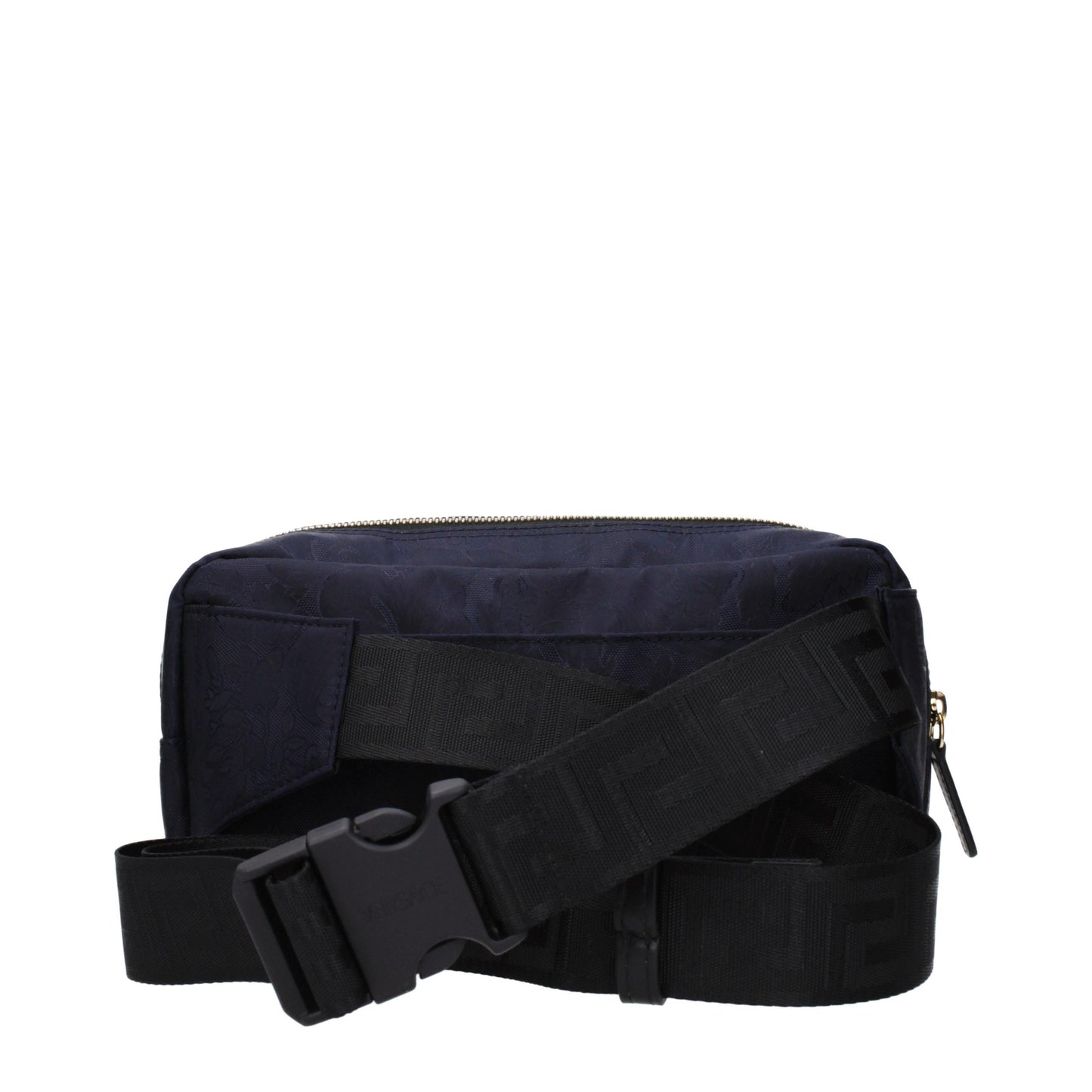 Versace Blue Fabric Backpack Versace