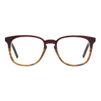 Brown acetate Andy Wolf glasses frames with round lenses and sleek design, showcasing stylish eyewear for modern fashion.