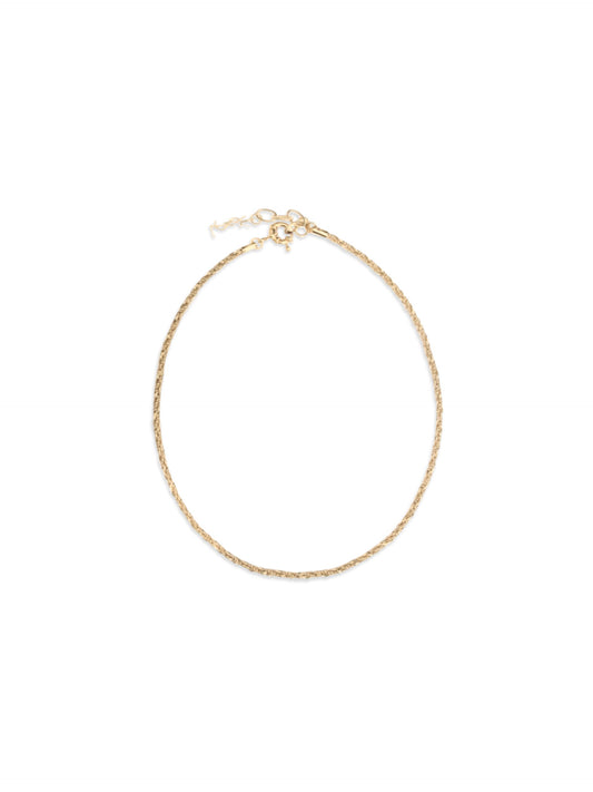 Saint Laurent Gold Brass Necklace Saint Laurent