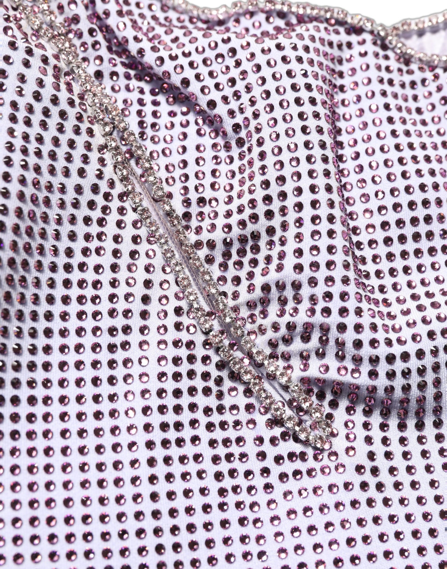 Dolce & Gabbana Purple Crystal OneShoulder EveningGown Dress