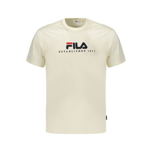 Fila Beige Cotton Men's T-Shirt Fila