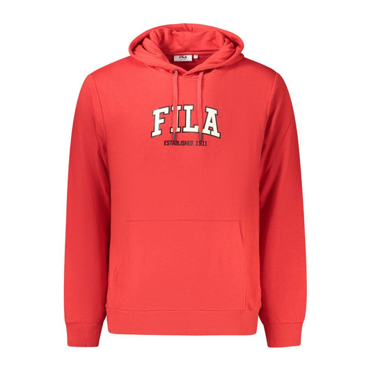 Fila Red Cotton Men's Hoodie Fila