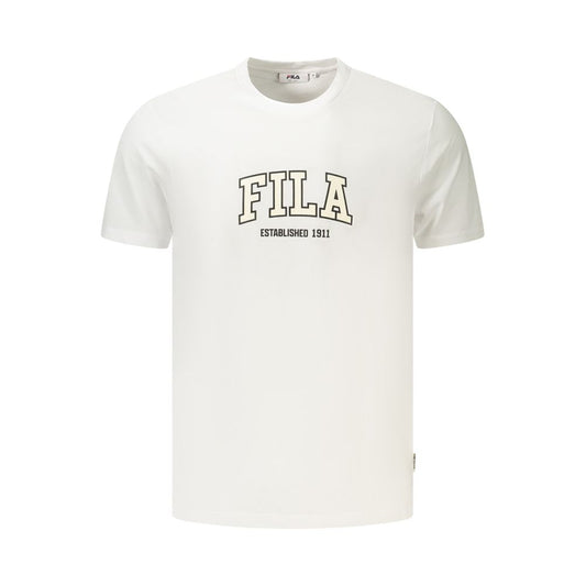 Fila White Cotton Men's T-Shirt Fila