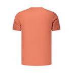 Fila Rosso cotton men's T-shirt in red, featuring a classic crew neck and Fila logo on the chest.