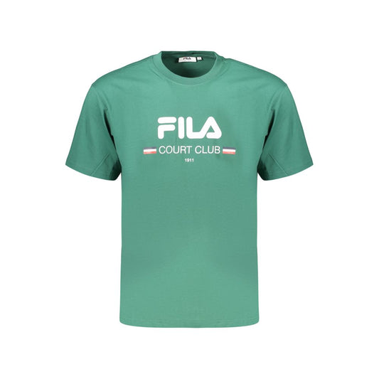 Fila Green Cotton Men's T-Shirt Fila