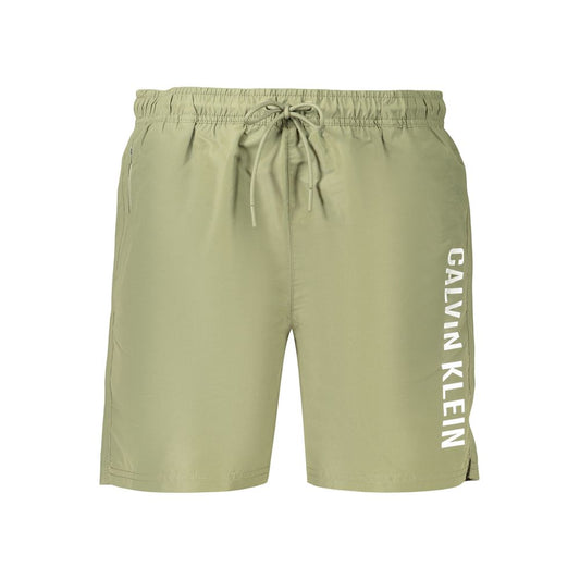 Calvin Klein Green Polyester Men's Swim Shorts Calvin Klein