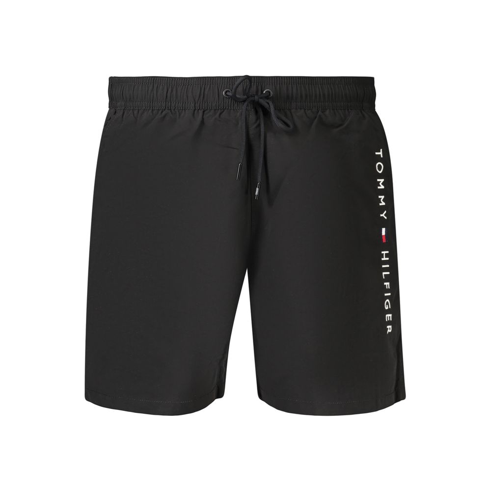 Tommy Hilfiger Black Polyester Men's Swimwear - Eljoys Fashion 