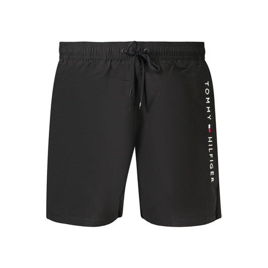 Tommy Hilfiger Black Polyester Men's Swimwear Tommy Hilfiger