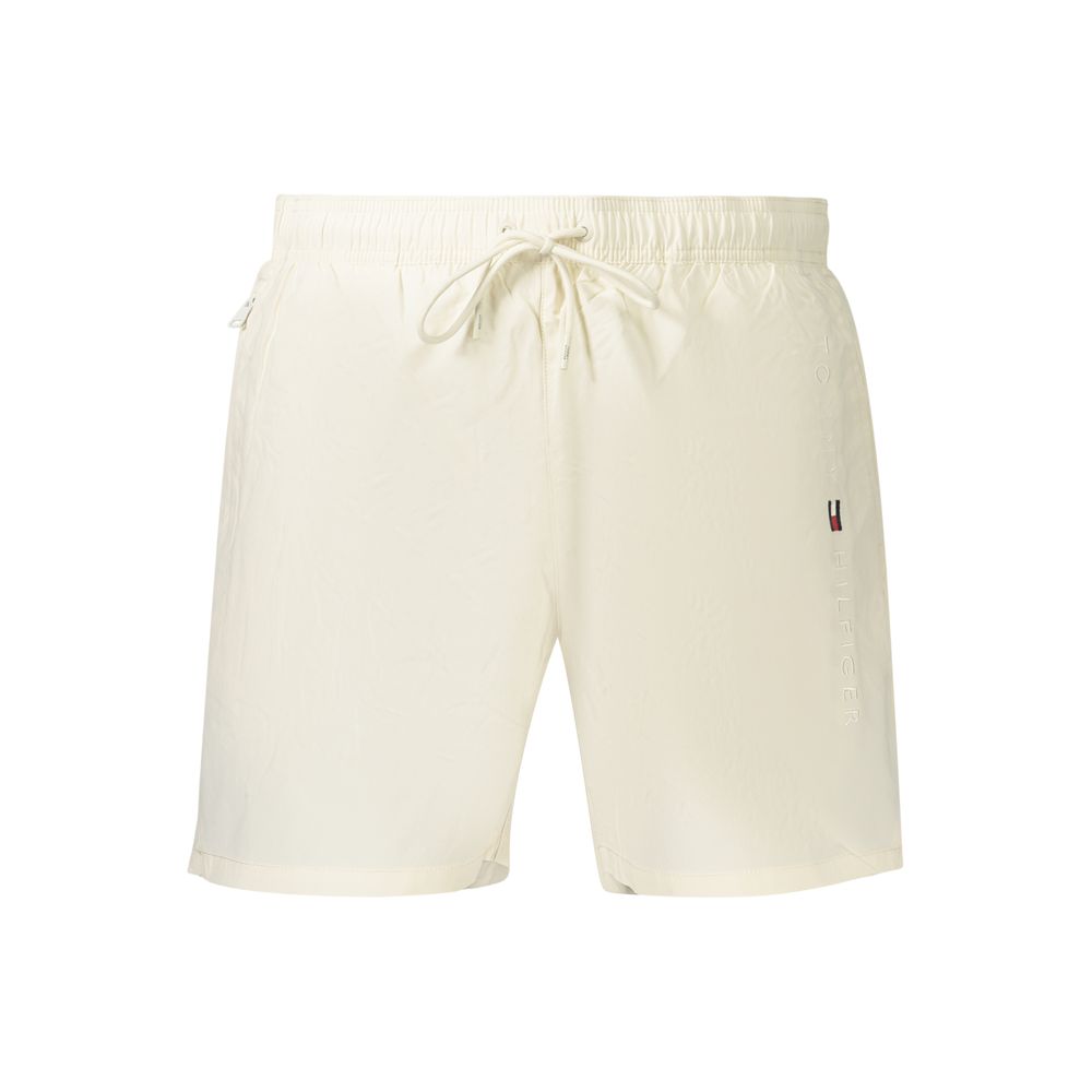 Tommy Hilfiger Beige Polyester Men's Short Tommy Hilfiger