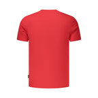Fila Rosso Cotton men's T-shirt with crew neck and short sleeves, soft white fabric, and Fila logo on the front.