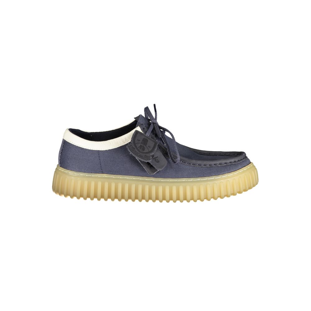 Clarks Blue Fabric Men's Shoe Clarks