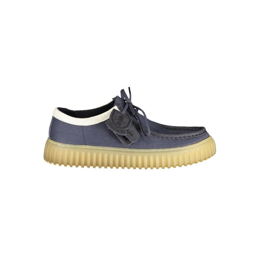 Clarks Blue Fabric Men's Shoe Clarks