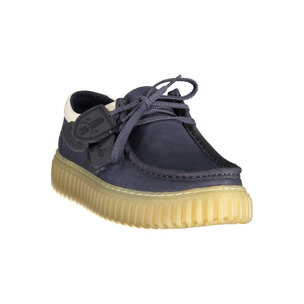 Clarks Blue Fabric Men's Shoe Clarks