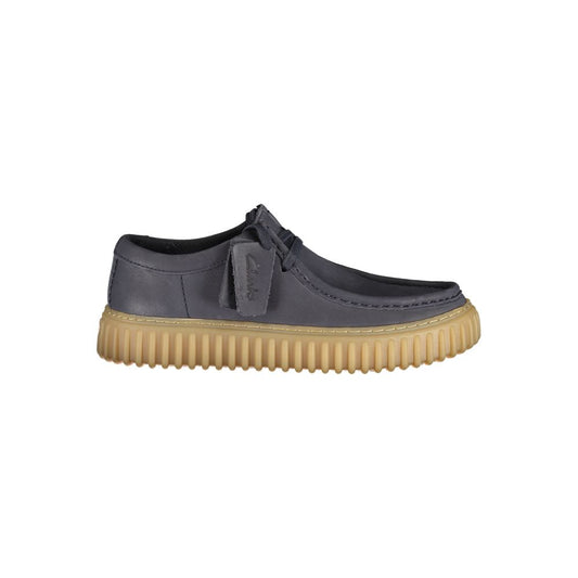 Clarks Blue Leather Men's Classic Shoe Clarks
