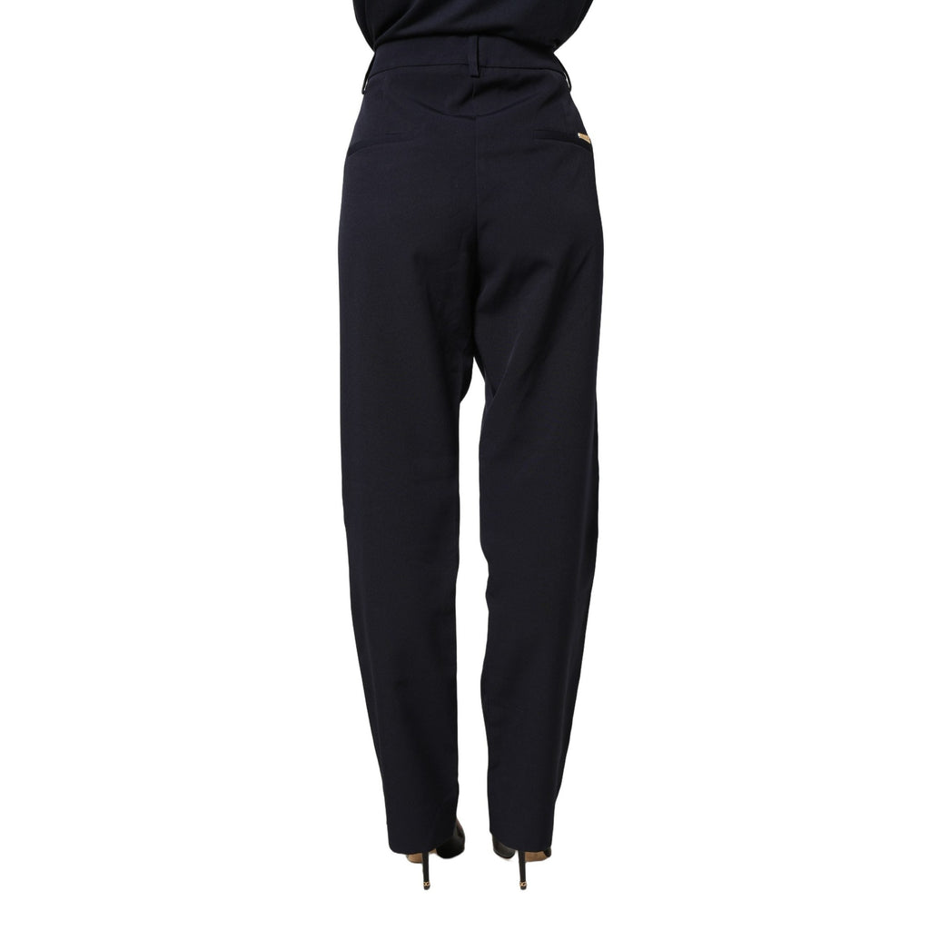 Blugirl Dark Blue High Waist Straight Dress Formal Trouser Pants