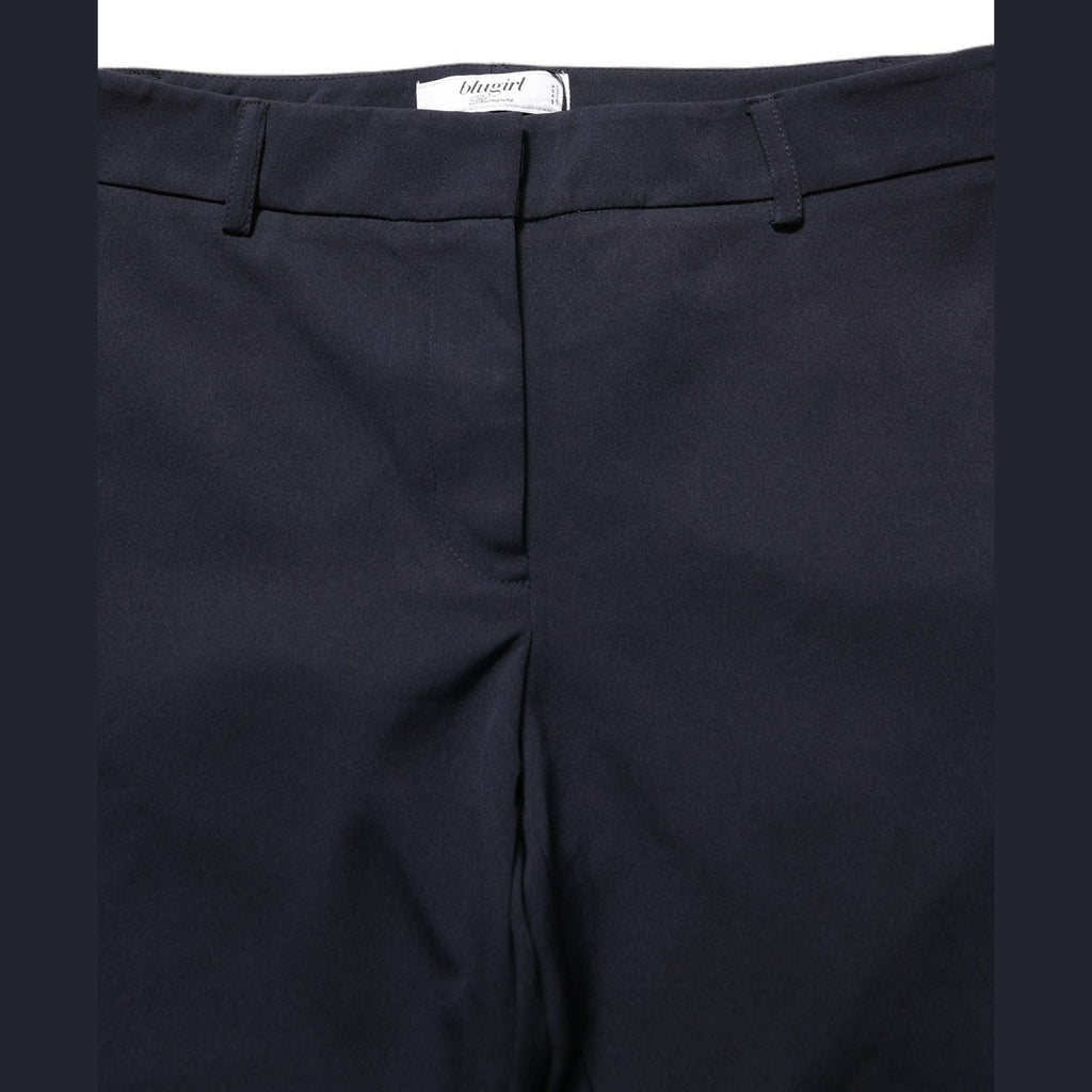 Blugirl Dark Blue High Waist Straight Dress Formal Trouser Pants