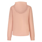 Pink Fila women's cotton hoodie with a relaxed fit, featuring the brand logo on the front and long sleeves.