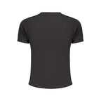Fila Nero cotton women's T-shirt, black short-sleeve top with crew neckline and Fila logo, casual and comfortable clothing.