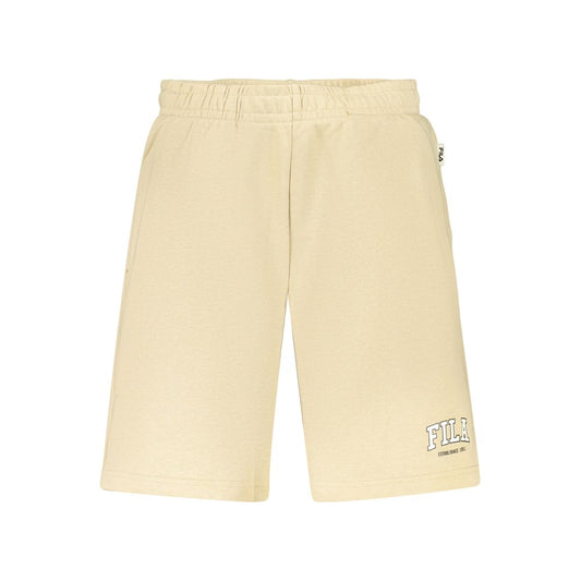 Fila Beige Cotton Mens Short Fila