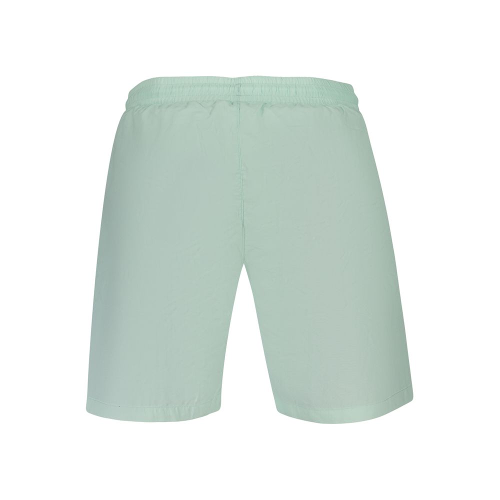 Fila Verde men's polyester swimwear with a sleek design, featuring a fitted cut and vibrant green color.