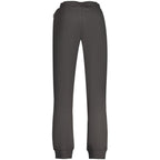 Fila Nero men's cotton trousers, black casual pants with a relaxed fit and waistband, suitable for everyday wear.