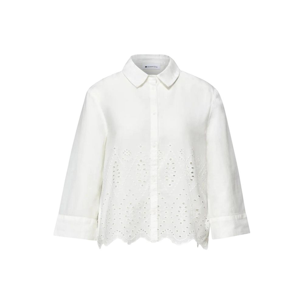 Street One White Cotton Blouse Street One