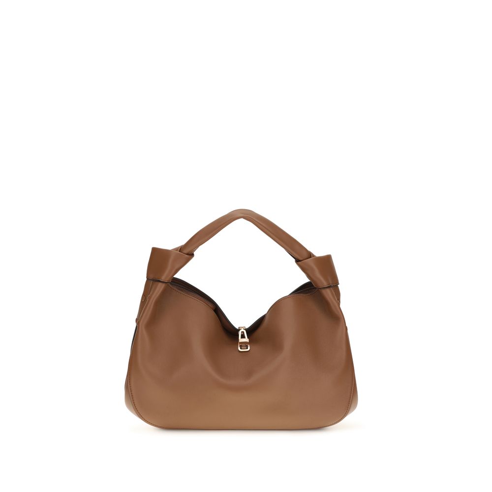 Gabriela Hearst Brown Lamb Ovis Aries Aries Shoulder Bag Gabriela Hearst