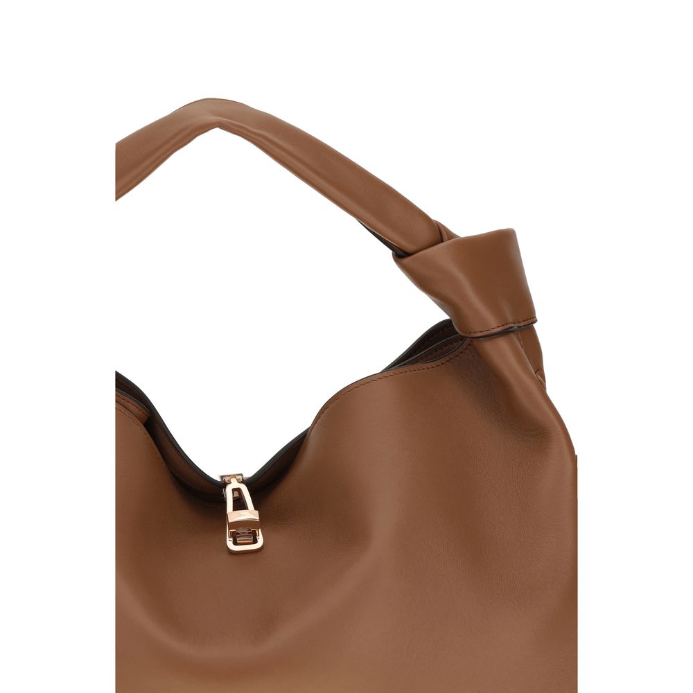 Gabriela Hearst Brown Lamb Ovis Aries Aries Shoulder Bag Gabriela Hearst