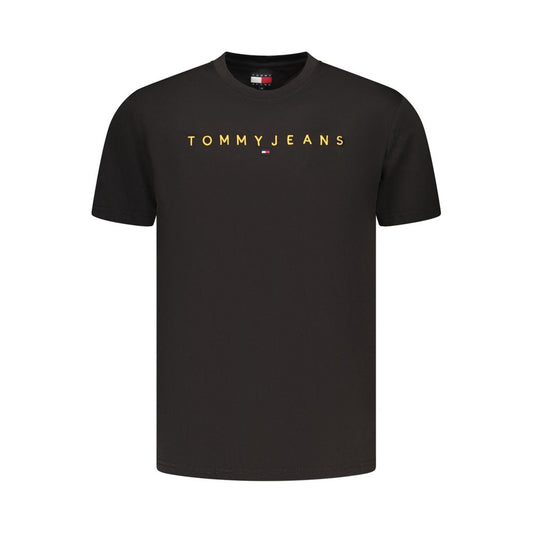 Tommy Hilfiger Black Cotton Men's T-Shirt Tommy Hilfiger