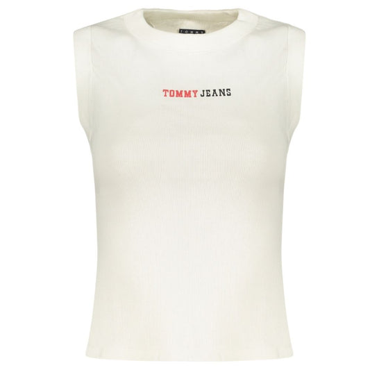 Tommy Hilfiger White Cotton Women's Tank Tommy Hilfiger