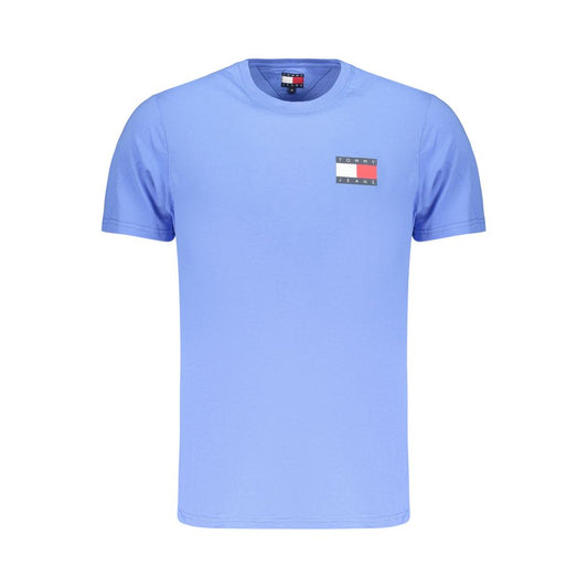 Tommy Hilfiger Blue Cotton Men's T-Shirt Tommy Hilfiger