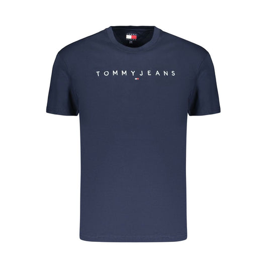 Tommy Hilfiger Blue Cotton Men's T-Shirt Tommy Hilfiger