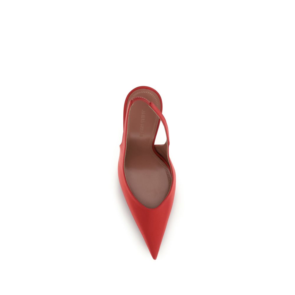 Amina Muaddi Multicolor Silk Pumps Amina Muaddi