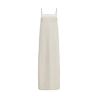 Brunello Cucinelli White Acetate Casual Dress - Eljoys Fashion 