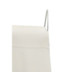 Brunello Cucinelli White Acetate Casual Dress - Eljoys Fashion 