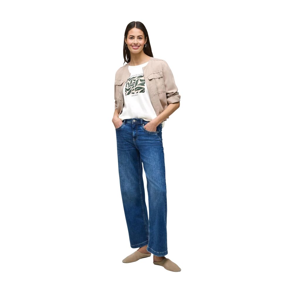 Street One White Cotton T-Shirt Street One