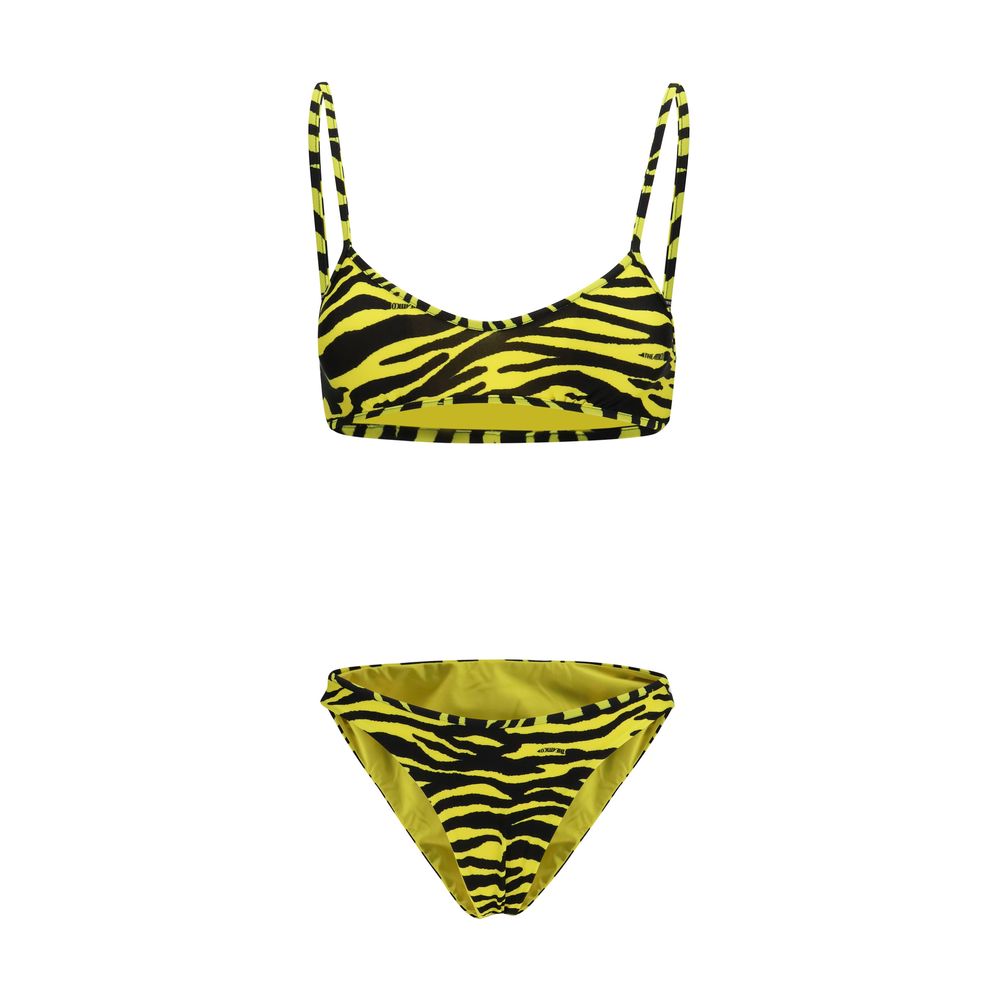 The Attico Bicolor Polyester Bikini The Attico