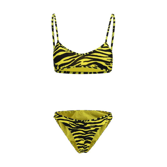 The Attico Bicolor Polyamide Bikini The Attico