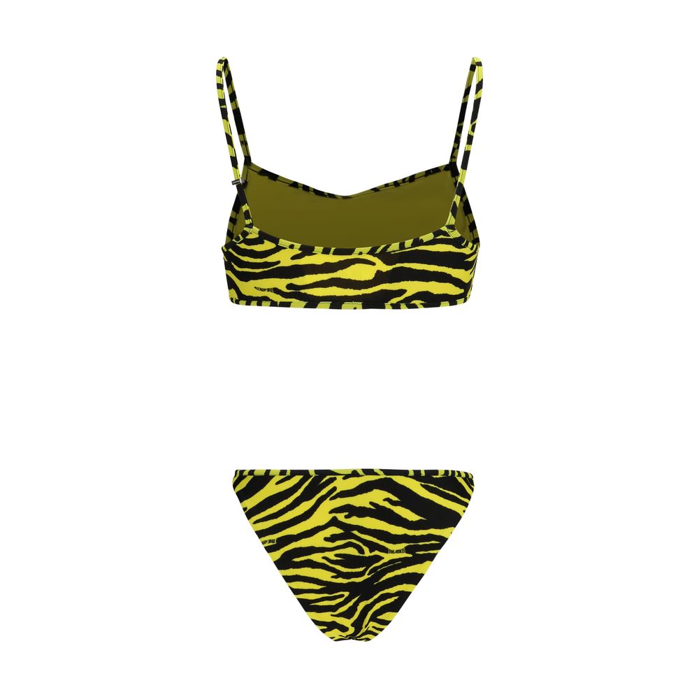 The Attico Bicolor Polyester Bikini The Attico