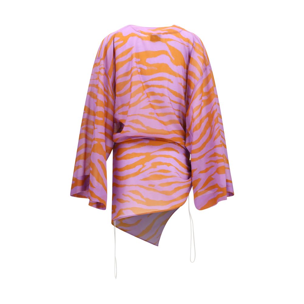 The Attico Multicolor Cotton Pattern Shirt The Attico