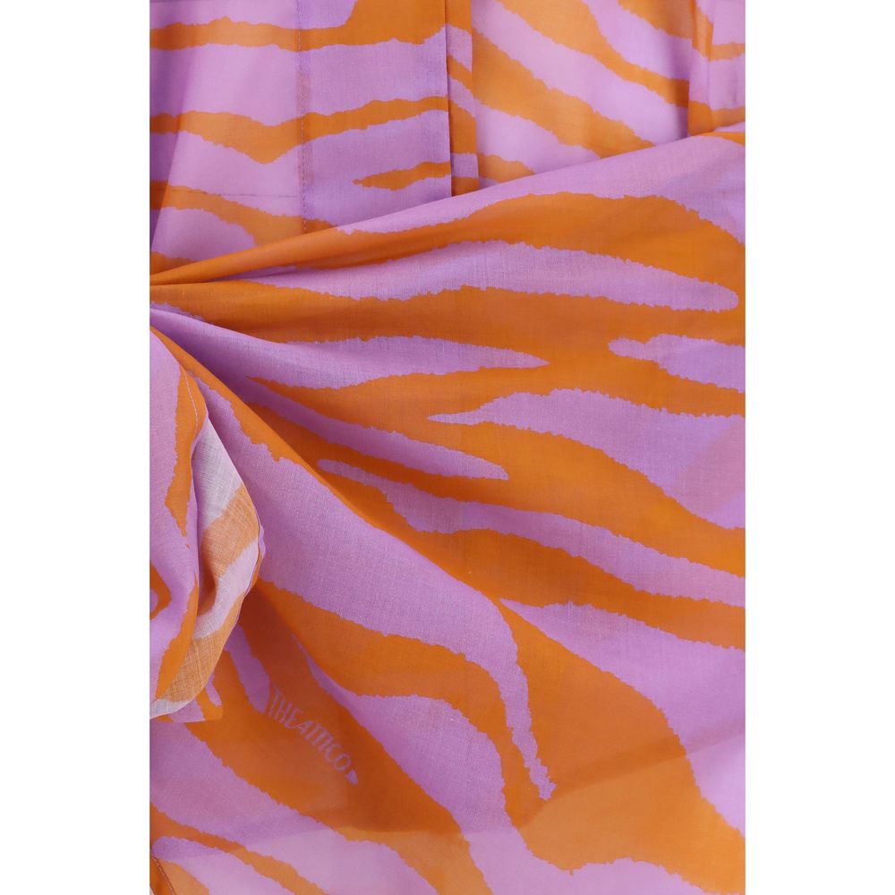 The Attico Multicolor Cotton Pattern Shirt The Attico