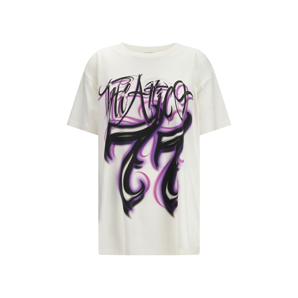 The Attico White Cotton T-Shirt The Attico