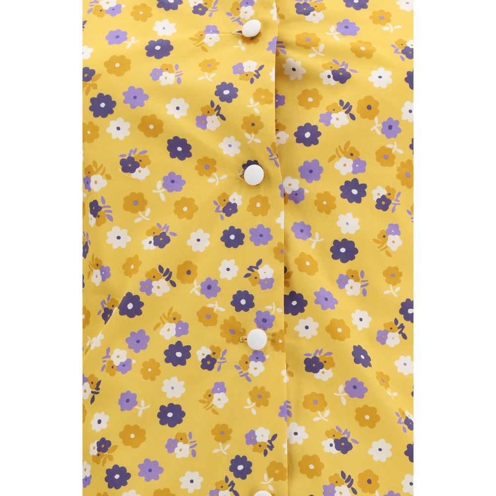 Miu Miu Bicolor Cotton Casual Dress Miu Miu