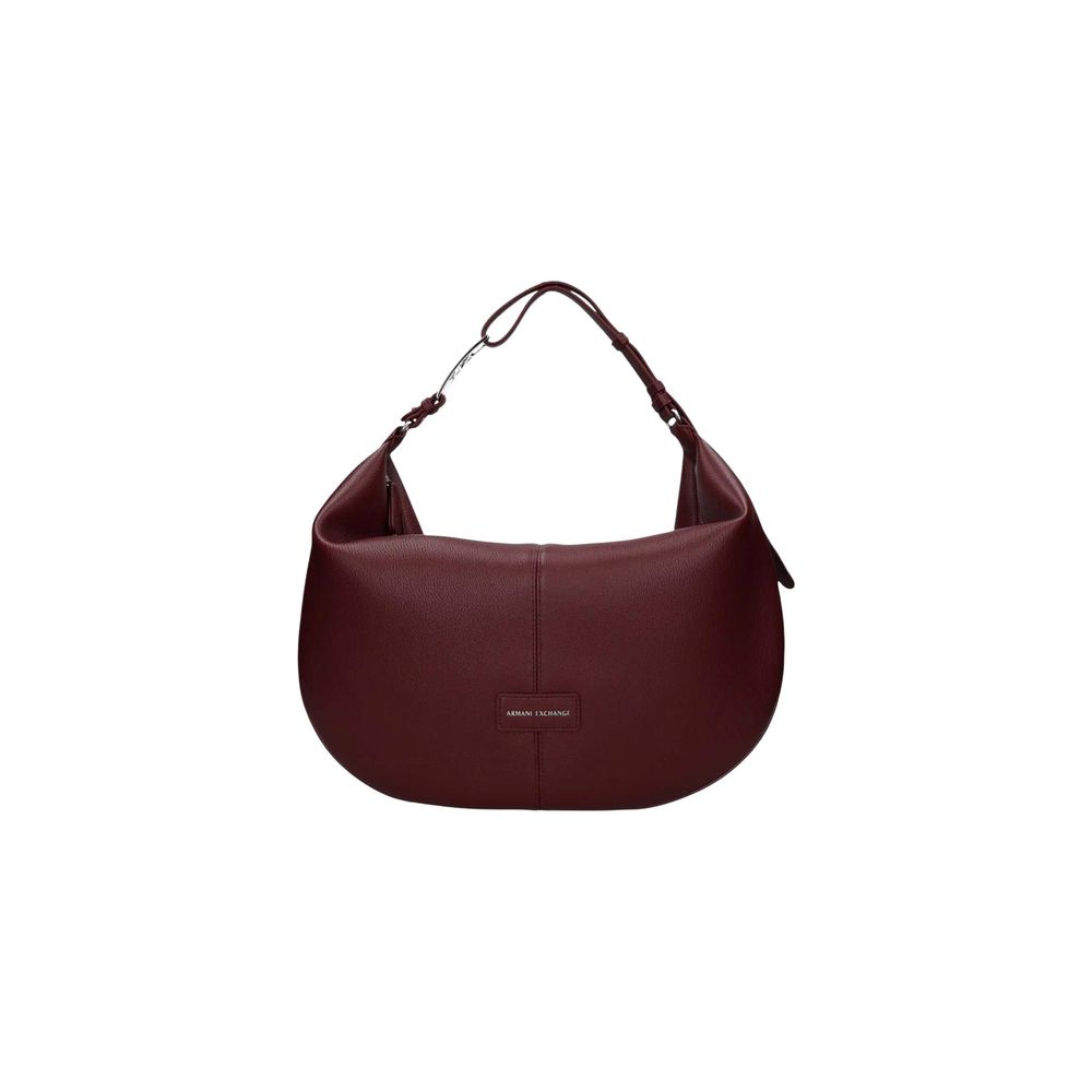 Armani Exchange Bordeaux Polyester Handbag Armani Exchange