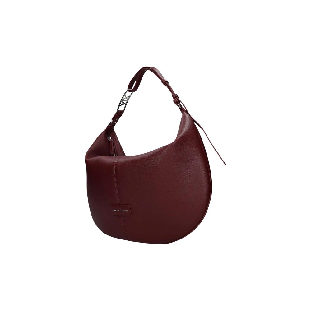 Armani Exchange Bordeaux Polyester Handbag Armani Exchange