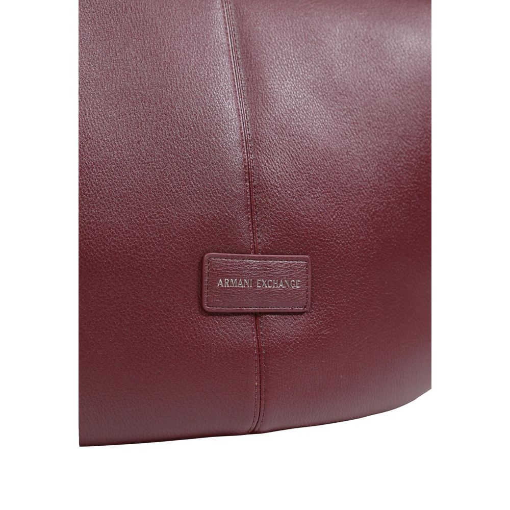 Armani Exchange Bordeaux Polyester Handbag Armani Exchange